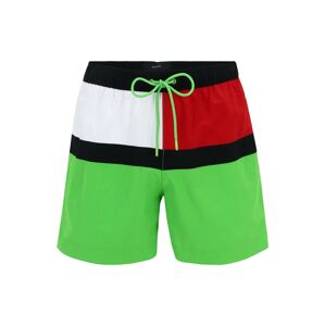 Tommy Hilfiger Underwear Plavecké šortky námořnická modř / zelená / červená / bílá