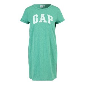 Gap Petite Šaty  zelený melír / bílá