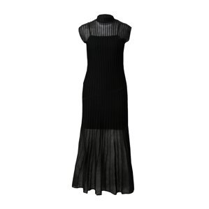 Calvin Klein Šaty 'SHEER' černá
