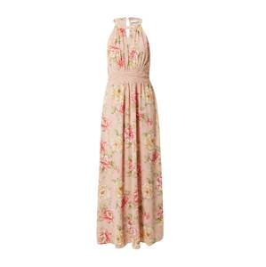 VILA Letní šaty 'MILINA' trávově zelená / pink / grenadina