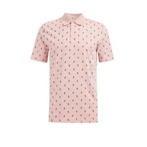 WE Fashion Tričko námořnická modř / světle růžová