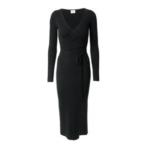 Abercrombie & Fitch Úpletové šaty 'CHASE' černá