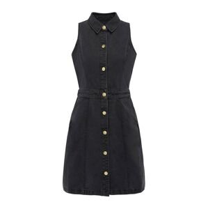Barbour International Košilové šaty 'Lockhart' černá džínovina