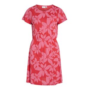 VILA Letní šaty 'KAMI' světle růžová / červená