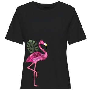 ONLY Tričko 'KITA' zelená / růžová / pitaya / černá