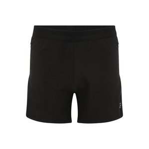 4F Sportovní kalhoty černá / offwhite