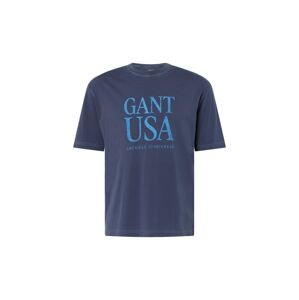 GANT Tričko modrá / námořnická modř