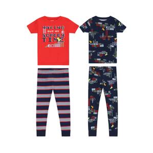Carter's Pyžamo námořnická modř / šedá / červená / bílá