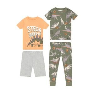Carter's Pyžamo šedý melír / khaki / oranžová / bílá