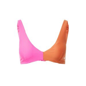 PUMA Horní díl plavek oranžová / pink / bílá