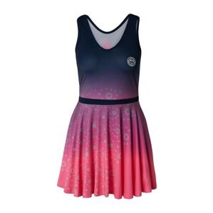BIDI BADU Sportovní šaty tmavě modrá / pink / bílá