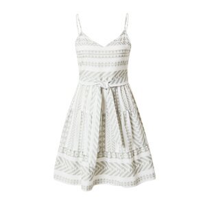 ABOUT YOU Letní šaty 'Therese' pastelově zelená / bílá