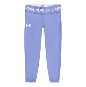 UNDER ARMOUR Sportovní kalhoty fialkově modrá / bílá