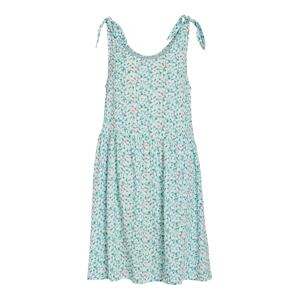 VILA Letní šaty 'NISA CLARA' tyrkysová / světlemodrá / pitaya / bílá