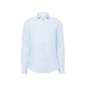 Bruun & Stengade Košile 'Valencia' pastelová modrá / bílá