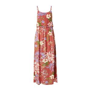 ONLY Letní šaty 'NOVA' olivová / fialová / starorůžová / melounová