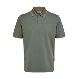 SELECTED HOMME Tričko zelená / oranžová