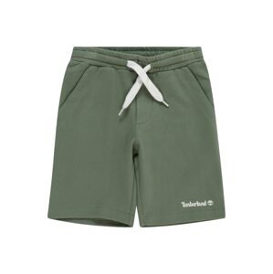 TIMBERLAND Kalhoty zelená / bílá