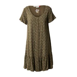 Ragwear Letní šaty 'Fialina' béžová / zelená / olivová / růžová