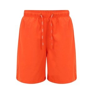Superdry Plavecké šortky svítivě oranžová / bílá