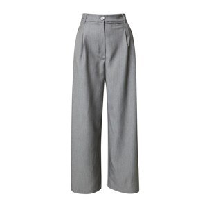 Monki Kalhoty se sklady v pase tmavě šedá