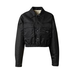 Calvin Klein Jeans Přechodná bunda velbloudí / černá