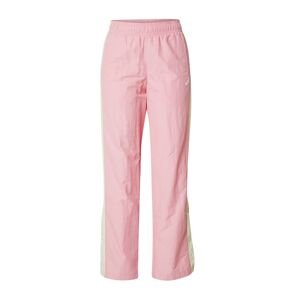 ASICS Sportovní kalhoty 'TIGER' pastelově žlutá / světle růžová / bílá