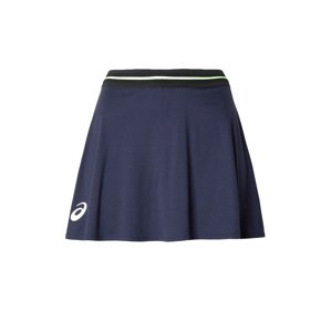 ASICS Sportovní sukně noční modrá / světle zelená / bílá