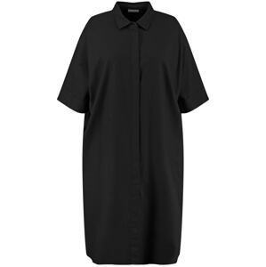 SAMOON Košilové šaty černá