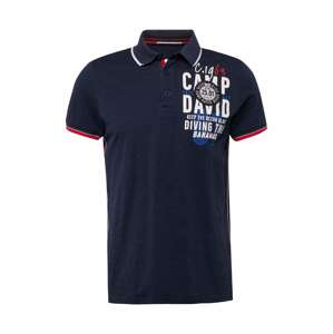 CAMP DAVID Tričko námořnická modř / tmavě modrá / červená / bílá