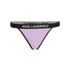 Karl Lagerfeld Spodní díl plavek lenvandulová / černá