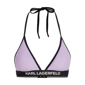 Karl Lagerfeld Horní díl plavek lenvandulová / černá / bílá