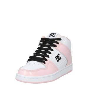 DC Shoes Kotníkové tenisky 'MANTECA' růžová / černá / bílá