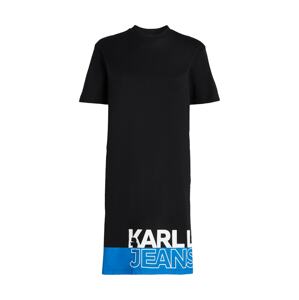 Karl Lagerfeld Šaty  modrá / černá / bílá