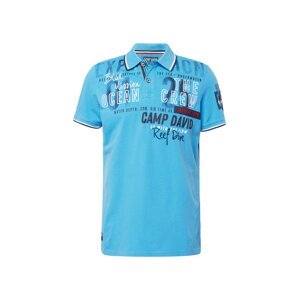 CAMP DAVID Tričko námořnická modř / aqua modrá / červená / bílá