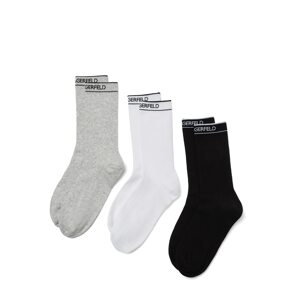 Karl Lagerfeld Ponožky  šedá / černá / bílá