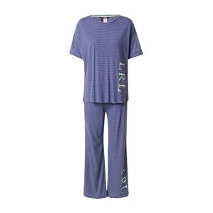 Lauren Ralph Lauren Pyžamo 'POLY' námořnická modř / mátová / bílá