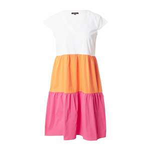 MORE & MORE Letní šaty oranžová / fuchsiová / bílá