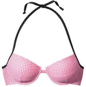 BUFFALO Bikinitop  světle růžová / černá / bílá