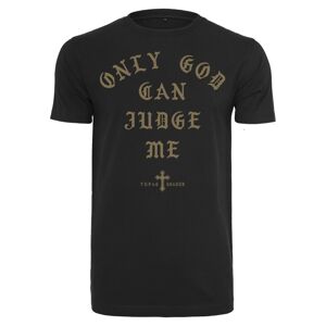 Mister Tee Tričko 'Judge'  zlatá / černá