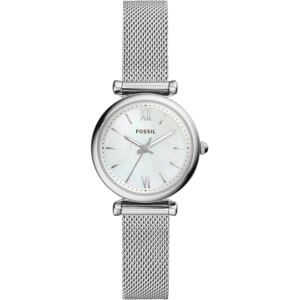 FOSSIL Analogové hodinky  stříbrná