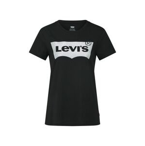 LEVI'S Tričko 'THE PERFECT TEE BLACKS' černá / stříbrná