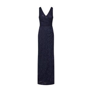 STAR NIGHT Abendkleid 'long dress lace & sequins'  námořnická modř