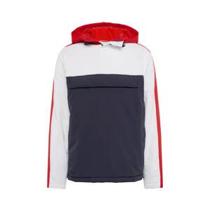 Urban Classics Přechodná bunda námořnická modř / ohnivá červená / bílá