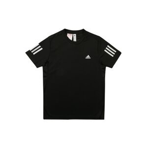ADIDAS PERFORMANCE Funkční tričko '3-Streifen'  černá / bílá