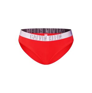 Calvin Klein Swimwear Spodní díl plavek  červená / bílá