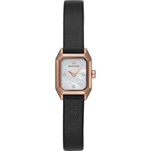 Emporio Armani Analogové hodinky  růžově zlatá / černá / přírodní bílá