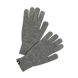 JACK & JONES Prstové rukavice 'Barry' tmavě šedá / černá / bílá