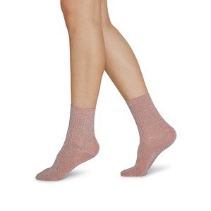 Swedish Stockings Ponožky 'Stella shimmery'  růžová