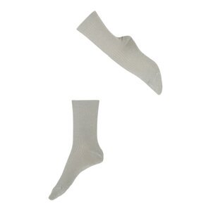 FALKE Ponožky 'Shiny Rib'  stříbrná